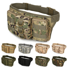 Load image into Gallery viewer, Outdoor Army Military Hunting Sports Bags Climbing Camping Army Fan Tactical Package Tactical Men Waist Pack Hiking Waist Bag
