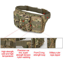 Load image into Gallery viewer, Outdoor Army Military Hunting Sports Bags Climbing Camping Army Fan Tactical Package Tactical Men Waist Pack Hiking Waist Bag
