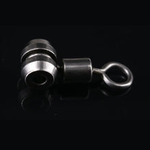 Load image into Gallery viewer, 10pcs/Package Cross Fishing Swivel Heavy Duty Ball Bearing Connector Rolling Solid Ring Hook Fish Tacke Accessories
