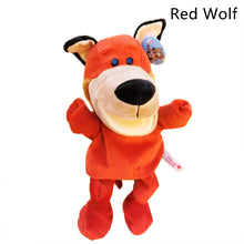 Load image into Gallery viewer, Animal Hand Puppet Cute Cartoon Toys Role Play Bedtime Story Props Soft Baby Play Lion Tiger Gorilla Giraffe Stuffed Plush Doll Children GIft
