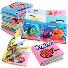 Load image into Gallery viewer, Baby Cloth Books Rustle Sound Infant Toys Early Development for Kids Learning Education Develop Cognize Reading Puzzle Book for Newborn 0-12 Months
