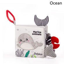 Load image into Gallery viewer, Baby Fabric Books Cloth Book Early Development for 0-12 Months Newborn Kids Learning Education Develop Cognize Animal Tails Reading Toy

