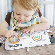 Load image into Gallery viewer, Baby Fabric Books Cloth Book Early Development for 0-12 Months Newborn Kids Learning Education Develop Cognize Animal Tails Reading Toy
