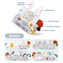 Load image into Gallery viewer, Baby Fabric Books Cloth Book Early Development for 0-12 Months Newborn Kids Learning Education Develop Cognize Animal Tails Reading Toy
