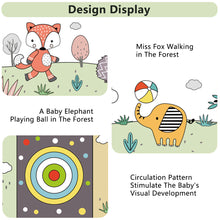 Load image into Gallery viewer, Baby Cloth Book Early Development for 0-12 Months Newborn Crib Toys High Contrast Black and White Montessori Learning Education Toy
