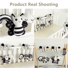 Load image into Gallery viewer, Baby Newborn Crib Toys Early Development for 0-12 Months High Contrast Black and White Montessori Learning Education Toy
