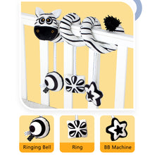 Load image into Gallery viewer, Baby Newborn Crib Toys Early Development for 0-12 Months High Contrast Black and White Montessori Learning Education Toy
