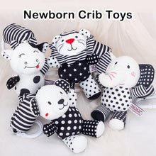 Load image into Gallery viewer, Baby Newborn Crib Toys Early Development for 0-12 Months High Contrast Black and White Montessori Learning Education Toy

