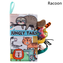 Load image into Gallery viewer, Baby Fabric Books Cloth Book Early Development for 0-12 Months Newborn Kids Learning Education Develop Cognize Animal Tails Reading Toy
