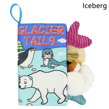 Load image into Gallery viewer, Baby Fabric Books Cloth Book Early Development for 0-12 Months Newborn Kids Learning Education Develop Cognize Animal Tails Reading Toy
