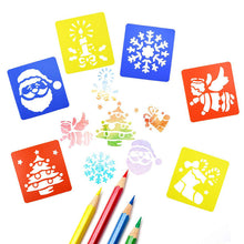 Load image into Gallery viewer, 6PCS/set DIY Children's Painting Template Child Educational Toys Stencil Suit Dinosaur Animal Car Drawing Board Montessori Drawing Toy
