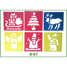 Load image into Gallery viewer, 6PCS/set DIY Children's Painting Template Child Educational Toys Stencil Suit Dinosaur Animal Car Drawing Board Montessori Drawing Toy
