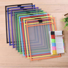 Load image into Gallery viewer, 1Bag+1Pen Set Transparent Dry Brush Bag Kids Drawing Board DIY Painting Doodle Coloring Learning Educational Toys For Children Gifts Puzzle Toys
