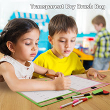Load image into Gallery viewer, 1Bag+1Pen Set Transparent Dry Brush Bag Kids Drawing Board DIY Painting Doodle Coloring Learning Educational Toys For Children Gifts Puzzle Toys
