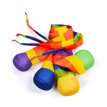 Load image into Gallery viewer, Hand Throw Ribbon Sandbag Meteor Rainbow Ball Outdoor Sports Training Kids Educational Learning Development Throwing Catching Toys
