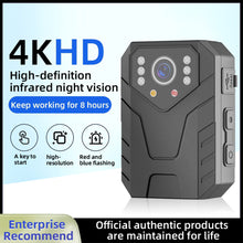 Load image into Gallery viewer, 1080P HD DV Action Cam Wearable 1800mAh Night Vision Video Recorder Camera Security Guard Law Enforcement Bodycam with Back Clip
