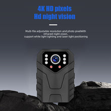 Load image into Gallery viewer, 1080P HD DV Action Cam Wearable 1800mAh Night Vision Video Recorder Camera Security Guard Law Enforcement Bodycam with Back Clip
