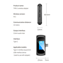 Load image into Gallery viewer, Bluetooth 5.1 Transmitter Receiver 2 in 1 Audio Adapter USB C Compatible for Switch/ PS4/PS5/ PC /Android phone
