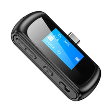 Load image into Gallery viewer, Bluetooth 5.1 Transmitter Receiver 2 in 1 Audio Adapter USB C Compatible for Switch/ PS4/PS5/ PC /Android phone
