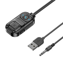 Load image into Gallery viewer, Wireless Audio Transmitter Receiver Siri Voice Assistant 3.5MM AUX USB Adapter Bass Bluetooth 5.1 Handsfree Car Kit
