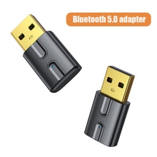Load image into Gallery viewer, Bluetooth Adapter USB Bluetooth 5.0 Dongle Adaptador for TV PC Laptop Wireless Speaker Audio Receiver USB Transmitter
