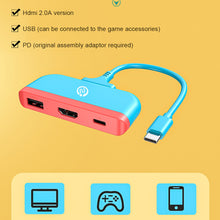 Load image into Gallery viewer, Type-c Docking Station Multi-function Expansion Is Suitable For Switch Converter Hdmi Game Video Multi-interface 4k
