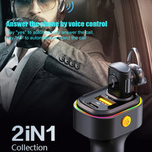 Load image into Gallery viewer, Car Wireless Bluetooth In-Ear Voice Control Headphones Noise Reduction PD Car Charger Car Fast Charger
