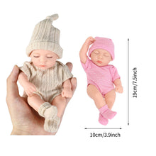 Load image into Gallery viewer, 20cm/7inch Vinyl Reborn Dolls Baby Reborn Toys Waterproof Washable Baby Doll Cute Mini Reborn Doll For Girls Birthday Gift
