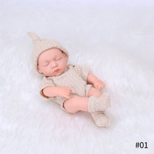 Load image into Gallery viewer, 20cm/7inch Vinyl Reborn Dolls Baby Reborn Toys Waterproof Washable Baby Doll Cute Mini Reborn Doll For Girls Birthday Gift
