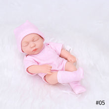 Load image into Gallery viewer, 20cm/7inch Vinyl Reborn Dolls Baby Reborn Toys Waterproof Washable Baby Doll Cute Mini Reborn Doll For Girls Birthday Gift
