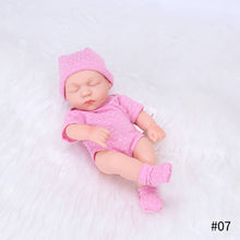 Load image into Gallery viewer, 20cm/7inch Vinyl Reborn Dolls Baby Reborn Toys Waterproof Washable Baby Doll Cute Mini Reborn Doll For Girls Birthday Gift
