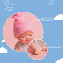 Load image into Gallery viewer, 3.5inch PVC Reborn Dolls Baby Reborn Toys Waterproof Washable Baby Doll Cute Mini Reborn Doll For Girls Birthday Gift
