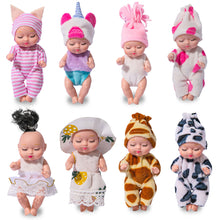 Load image into Gallery viewer, 3.5inch PVC Reborn Dolls Baby Reborn Toys Waterproof Washable Baby Doll Cute Mini Reborn Doll For Girls Birthday Gift
