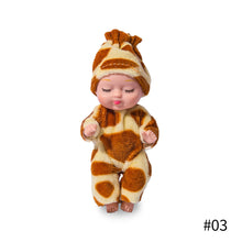 Load image into Gallery viewer, 3.5inch PVC Reborn Dolls Baby Reborn Toys Waterproof Washable Baby Doll Cute Mini Reborn Doll For Girls Birthday Gift
