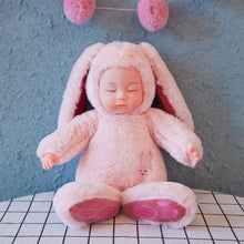 Load image into Gallery viewer, 9.8in Baby Sleeping Rabbit Plush Doll Simulation Rabbit Baby Comfort Dolls Sleeping Baby Doll Stuffed Toys Birthday Gift For Girls

