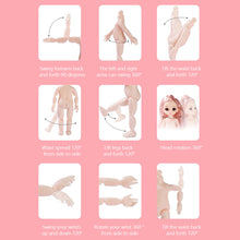 Load image into Gallery viewer, 17cm Princess BJD Doll with Clothes and Shoes Movable 13 Joints Change Clothes Cute Sweet Face Girl Gift Child Toys
