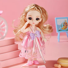 Load image into Gallery viewer, 17cm Princess BJD Doll with Clothes and Shoes Movable 13 Joints Change Clothes Cute Sweet Face Girl Gift Child Toys
