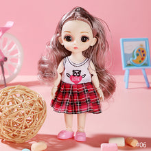 Load image into Gallery viewer, 17cm Princess BJD Doll with Clothes and Shoes Movable 13 Joints Change Clothes Cute Sweet Face Girl Gift Child Toys
