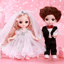 Load image into Gallery viewer, 17cm Princess BJD Doll with Clothes and Shoes Movable 13 Joints Change Clothes Cute Face Bunny Ears Clothes Suit Girl Gift Child Toys
