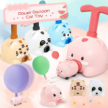 Load image into Gallery viewer, Power Balloon Launch Tower Car Toy Education Inertia Air Power Balloon Car Puzzle Fun Science Experiment Toy for Children Gift
