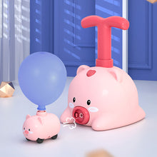 Load image into Gallery viewer, Power Balloon Launch Tower Car Toy Education Inertia Air Power Balloon Car Puzzle Fun Science Experiment Toy for Children Gift
