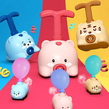 Load image into Gallery viewer, Power Balloon Launch Tower Car Toy Education Inertia Air Power Balloon Car Puzzle Fun Science Experiment Toy for Children Gift
