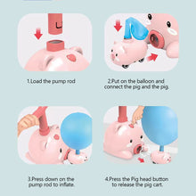 Load image into Gallery viewer, Power Balloon Launch Tower Car Toy Education Inertia Air Power Balloon Car Puzzle Fun Science Experiment Toy for Children Gift
