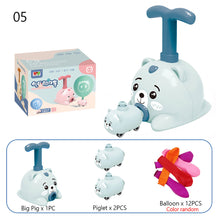 Load image into Gallery viewer, Power Balloon Launch Tower Car Toy Education Inertia Air Power Balloon Car Puzzle Fun Science Experiment Toy for Children Gift
