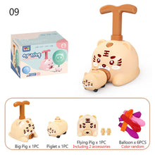 Load image into Gallery viewer, Power Balloon Launch Tower Car Toy Education Inertia Air Power Balloon Car Puzzle Fun Science Experiment Toy for Children Gift
