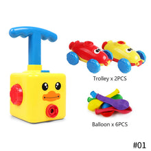Load image into Gallery viewer, Power Balloon Launch Tower Car Toy Education Inertia Air Power Balloon Car Puzzle Fun Science Experiment Toy for Children Gift
