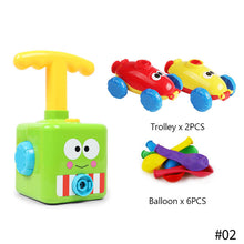 Load image into Gallery viewer, Power Balloon Launch Tower Car Toy Education Inertia Air Power Balloon Car Puzzle Fun Science Experiment Toy for Children Gift
