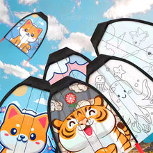 Load image into Gallery viewer, Outdoor Catapult Kite Children's Toys DIY Paintng Kite Rubber Band Catapult Handheld Elastic Flying Toy Children's Sports Gift

