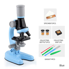 Load image into Gallery viewer, 1200X Zoom Children Microscope Biology Lab LED School Science Experiment Kit Scientific Educational Toys Gifts For Kids Scientist
