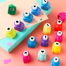 Load image into Gallery viewer, 24 Puncher Shape Mini Scrapbook Punches Handmade Cutter Card Craft Calico Printing DIY Flower Paper Craft Punch Hole
